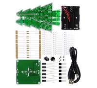 Programmable Christmas Tree Colorful Easy Making with Multiple Light Modes Educational Circuit Project Beginner Kit