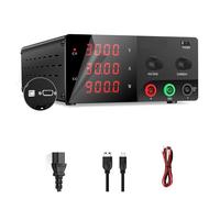 Programmable DC Power Supply Variable,100V 200V 60V 30A 1800W Laboratory Stabilized 30V 60A 5A Bench Source High Power Adjustable RS-232 Suitable for Laboratories, Maintenance, etc(R-SPS3030-232)