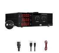 Programmable DC Power Supply Variable,100V 200V 60V 30A 1800W Laboratory Stabilized 30V 60A 5A Bench Source High Power Adjustable RS-232 Suitable for Laboratories, Maintenance, etc(R-SPS2003-232)