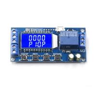 Programmable Delay Relay Module 5V/12V/24V with LCD Display Featuring Cyclic Timing and Real-time Display of Operating Modes