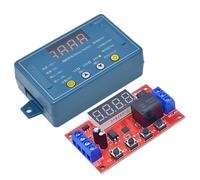 Programmable Delay Relay Module, Adjustable 0.01s-9990min Timing with Reverse Connection Protection for Motor LED Control