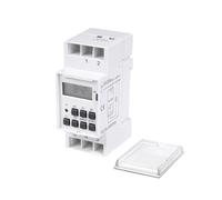 Programmable Digital Timer Switch DIN Rail 3600W 16A Time Relay with Battery UK