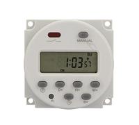 Programmable Digital Timer Switch, Small Type 7 Days, 1S to 168H, 5VA - High Accuracy, Anti - Interference, Suitable for Various Electrical Devices (24V DC)