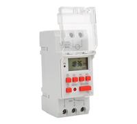 Programmable Digital Timer Switch, Timer Switch AC 30A Programmable Timer Switch for Lights with LCD Display for 24/7 Home and Industrial Control Automation