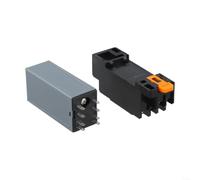 Programmable for Time Relay H3Y-2 Digital Delay Timer Switch 2s-24h Cycle Control 16A Load LED Screen PC Shell for Lighting System Automation(DC24V)