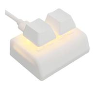 Programmable Keyboard - 2 Button USB Mechanical Keyboard | Macro Key Programming with Upgraded Red , Backlight and 4.9ft USB Type-C Cable, Portable Keyboard