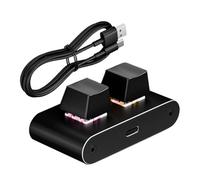 Programmable Keyboard: Metal Mechanical Macro Controller, Connectivity Input Deck with USB C Cable Enables Transmission Controls From , Video Post Production Operations, Hub