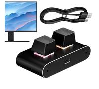 Programmable Keyboard - Type-C Wired Computer Accessories,Mechanical Autonomous Keyboards,for Office Game Graphic Design Live Streaming Video Editing Programming Streamers Students