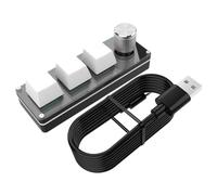 Programmable Keyboard, Workplace Numeric Keypad Programming, Silent Mechanical Keyboard for Professional Work, Study, Office and Adult , Computer Accessories