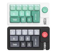Programmable Keypad, Rgb Mechanical Keyboard, Hot Swappable Number Pad, Function Joystick, Single Handed Layout, Black, Excellent for Graphic Design & Workstations