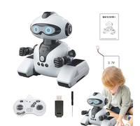 Programmable Kids Robot - Led Eyes Interactive Toy, Sensing Smart Unit, Remote Controlled Activity Figure, Playtime Assistant | Intelligent Response Functions with Lively Dance Song Features for Girls