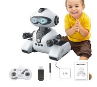 Programmable Kids Robot - Led Eyes Interactive Toy, Sensing Smart Unit, Remote Controlled Activity Figure, Playtime Assistant | Intelligent Response Functions with Lively Dance Song Features for Girls