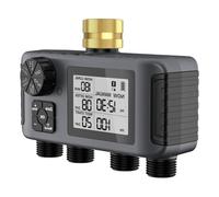 Programmable Lawns Sprinkler Controller Brass Inlet Outdoor Water Timer Irrigation Systems With Rain Delay Functionality Intelligent Irrigation