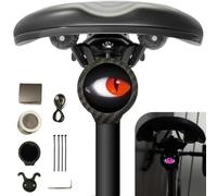 Programmable LED Bike Light for smart Safety for Bikes Motorcycles Cars Tail Light Wireless Control Rechargeable Cycling Accessories