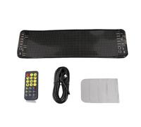 Programmable LED Sign 64 x 20 Dots 13.7 x 4.0 Inch Ultra Bright Flexible Digital Scrolling Display Compatible with Bluetooth App and Remote Control for Vehicles and Business