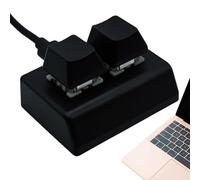 Programmable Macro Keyboard: Two-Key Pad, Cherry Module, Compact Plate | Touch Feedback Control Panel, Creative Workflows