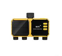 Programmable Plant Watering Controller, Smart Solar Drip Irrigation System With 4-Zone Automatic Timer, For Garden Lawn Patio