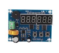 Programmable Power Display Module, DC 7-80V Voltage and Remaining Percentage Monitor with Low Voltage Alarm, Automatic Shutdown for Lithium, Lead -, LiFePO4 Batteries in Car