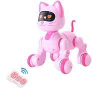 Programmable Remote Robot Dog For Kids, RC Smart Robot Toy, Robotic Interactive Robots with RC S Cats,