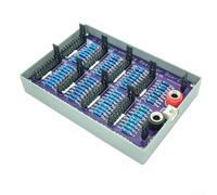 Programmable Resistor Board 0.1% 8-Segment 0.1Ω-9.9999999MΩ, 25PPM Low Temp Drift, Multimeter Calibration Resistor Box for Lab and Industrial Use(1UH-2.2MH)