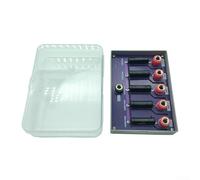 Programmable Resistor Board 0.1% 8-Segment 0.1Ω-9.9999999MΩ, 25PPM Low Temp Drift, Multimeter Calibration Resistor Box for Lab and Industrial Use(1% 5000V)