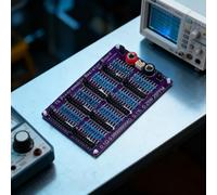 Programmable Resistor Board with 8-Step Decimal Adjustment, 0.1% Tolerance, 0.25W Power, 0.1Ω to 9.9999999MΩ Range for Laboratory Testing