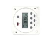 Programmable Time Relay Timer Relay CN101 CN101A Waterproof Sealing Cover Case Digital LCD wit 4 Pieces Wires Connectors
