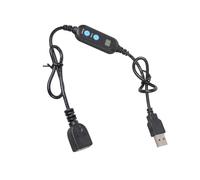 Programmable USB Timer Extension Cord with 12 Hour Cycle Timing Switching Cable Plastic Texture for Offices and Home Use Device Existence Extender Cable