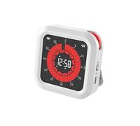 Programmable Visual Timer For Time Management In Homeschooling Therapy And Independent Living Skills Training(White)