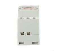 Programmable Weekly Timer Switch with LCD/LED Display, 16 On/Off Programs per Day, DIN Rail Mount for Street Lights, Water Heaters, Air Condition