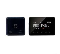 Programmable WiFi Smart Thermostat for Home, Remote Control for TUYA/Smart Life, for TUYA Wireless WIFI Smart Thermostat For Wall-Mounted Boilers/Water Floor Heating(Black)