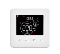 Programmable WiFi Thermostat for Gas, Electric & Water Boiler Heating Systems - LED Display, Tuya/Moes Smart LIFEs Compatible, 86x86 mm White(Boiler heating)