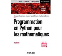 Programmation en Python pour les mathématiques - 3e éd.
