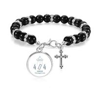 Programmer 404 Error Not Found Beaded Bracelet Boho Jewelry