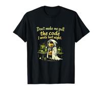 Programmer Adulting Humor Ghost Hourglass Code Joke T-Shirt