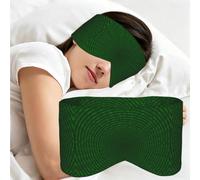 Programmer Binary Circular Code, Sleep Mask for Home Travel, Full Eye Covers Light Blocking Eye Mask Sleep Eye and Ear Muffs