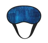 Programmer Binary Code Blue, Full Eye Covers Light Blocking Eye Masks Blackout Sleep Eye Muffs