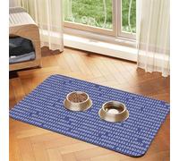 Programmer Binary Computer Code Purple,Waterproof Pet Feeding Mat,PU Leather Placemats for Cat Dog Water Bowl,Food Mats,30x45cm