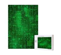 Programmer Binary Data Coding 300 Pices Wooden Jigsaw Puzzle for Adult Family Fun