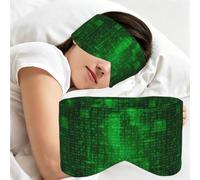 Programmer Binary Data Coding, Sleep Mask for Home Travel, Full Eye Covers Light Blocking Eye Mask Sleep Eye and Ear Muffs