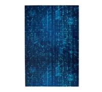 Programmer Blue Binary Code, Jigsaw Puzzles 1000 Pieces, Wooden Jigsaw Family Game Wall Decor for Adults Teens