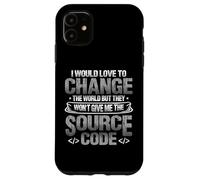 Programmer Change The World Source Code Programming Case for iPhone 11