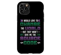 Programmer Change The World Source Code Programming Case for iPhone 11 Pro
