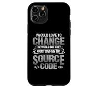 Programmer Change The World Source Code Programming Case for iPhone 11 Pro