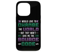 Programmer Change The World Source Code Programming Case for iPhone 13 Pro