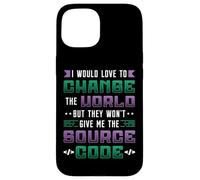 Programmer Change The World Source Code Programming Case for iPhone 15