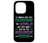 Programmer Change The World Source Code Programming Case for iPhone 15 Pro