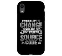Programmer Change The World Source Code Programming Case for iPhone XR