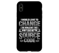 Programmer Change The World Source Code Programming Case for iPhone XS Max