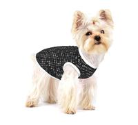 Programmer Code Black Black,Cotton Sleeveless Pet T-Shirt Soft Stretchy Puppy Breathable Vest,L